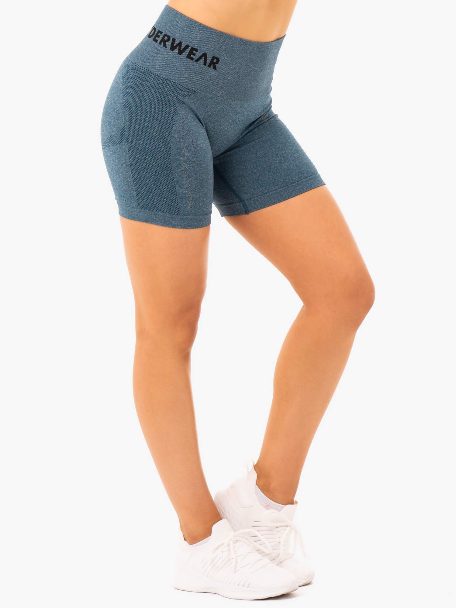 Ryderwear Seamless Staples Shorts Teal Marl