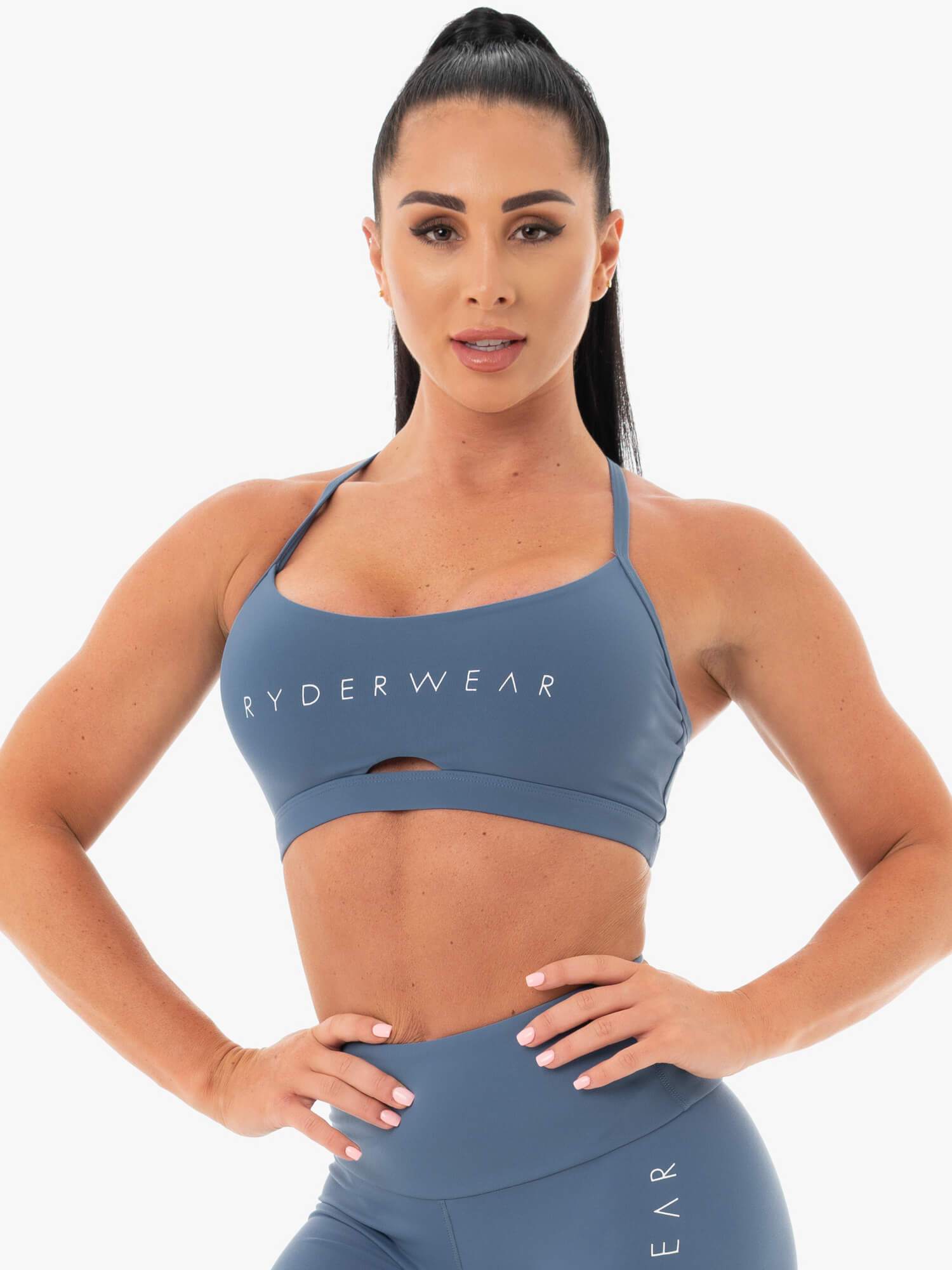 Ryderwear Staples Sports Bra Steel Blue