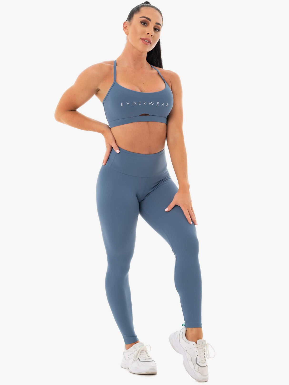 Ryderwear Staples Sports Bra Steel Blue