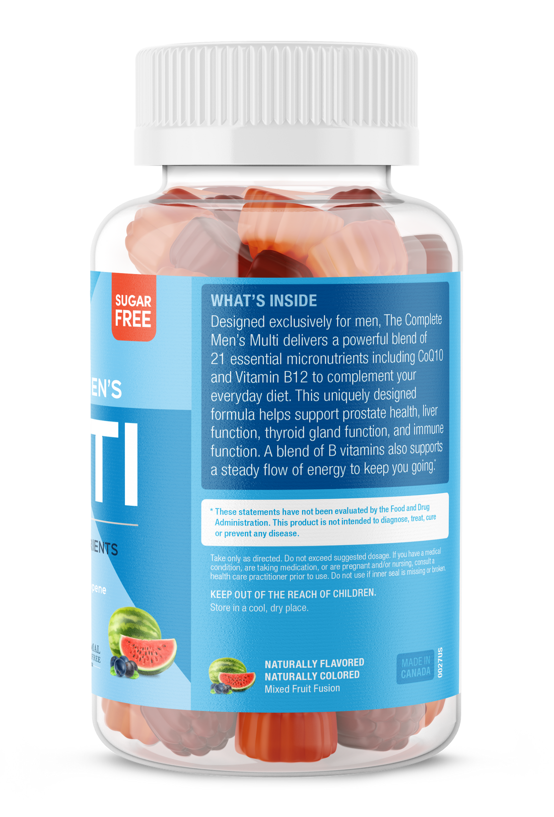 SUKU Vitamins - Le complément multivitaminé complet pour hommes - 60 gommes