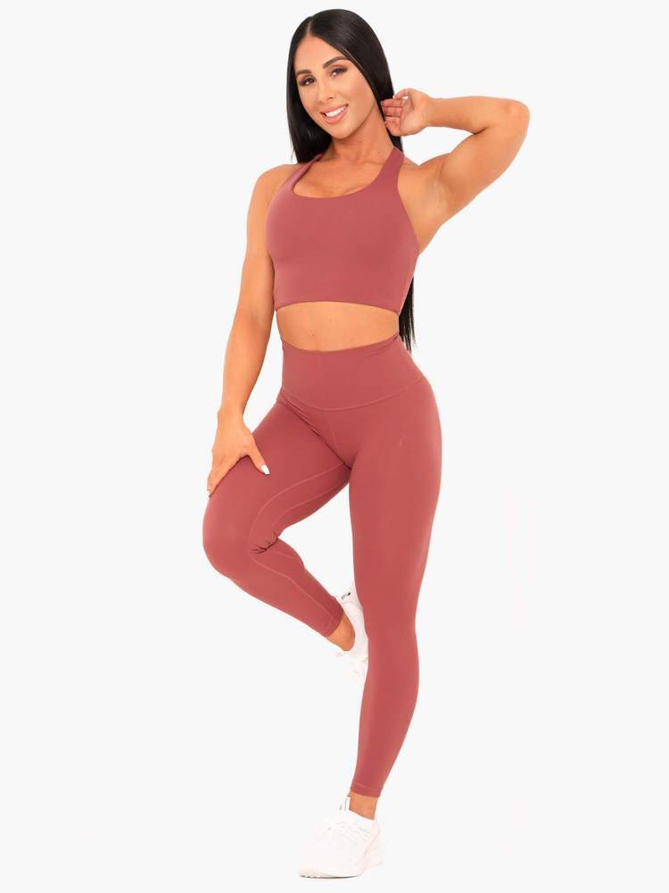 Ryderwear NKD High Waist Legging Sangria