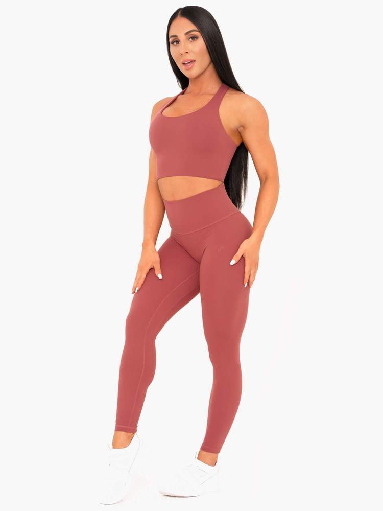 Ryderwear NKD High Waist Legging Sangria