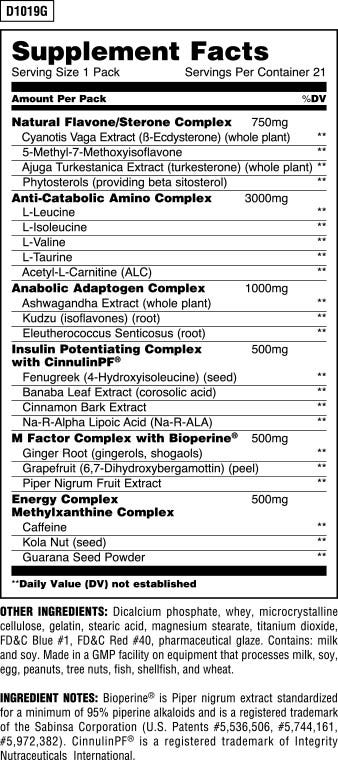 Universal Nutrition Animal M-Stack 21pak