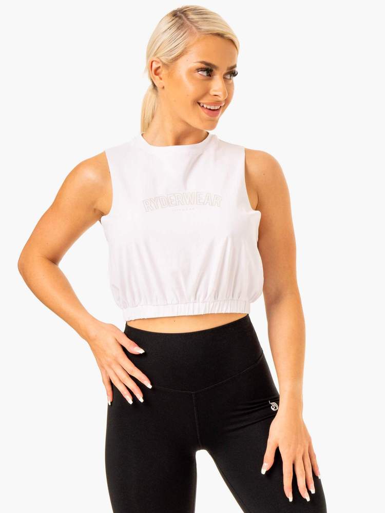 Débardeur de boxe Ryderwear blanc