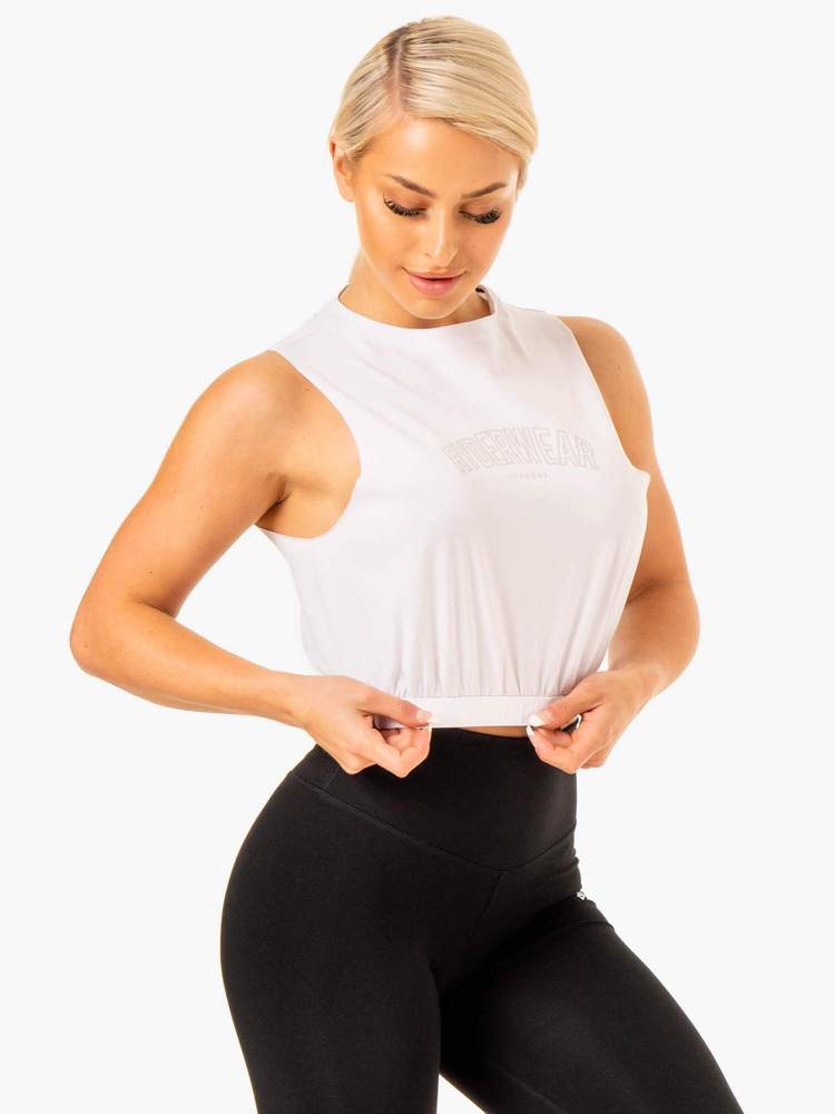 Débardeur de boxe Ryderwear blanc