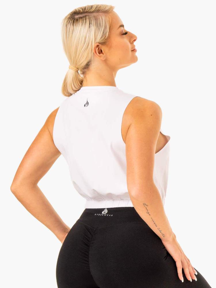 Débardeur de boxe Ryderwear blanc