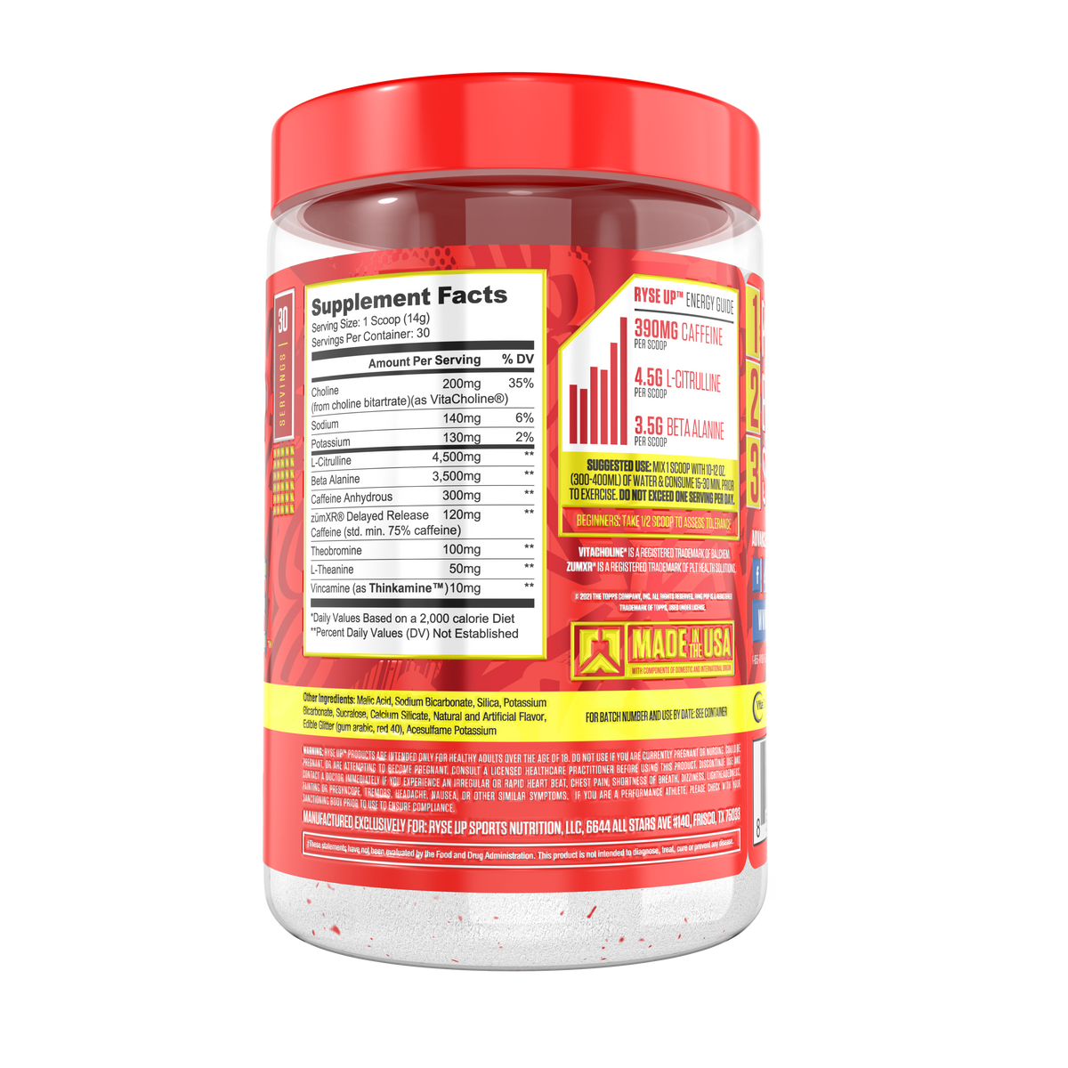 Ryse Supps - Loaded Pre Workout - 372g