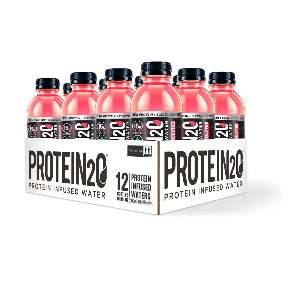 Protein2o - Eau enrichie en protéines de lactosérum - Boîte de 12