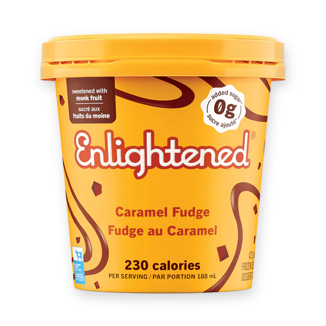 Enlightened - Crème glacée Keto sans sucre ajouté - 473 ml