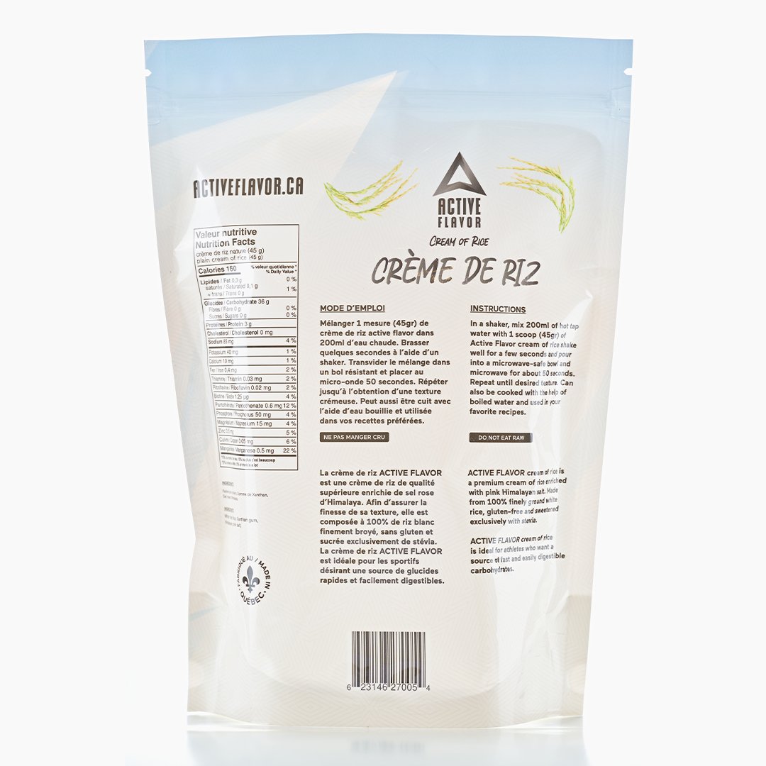 Active Flavor - Cream of Rice - 1.5kg