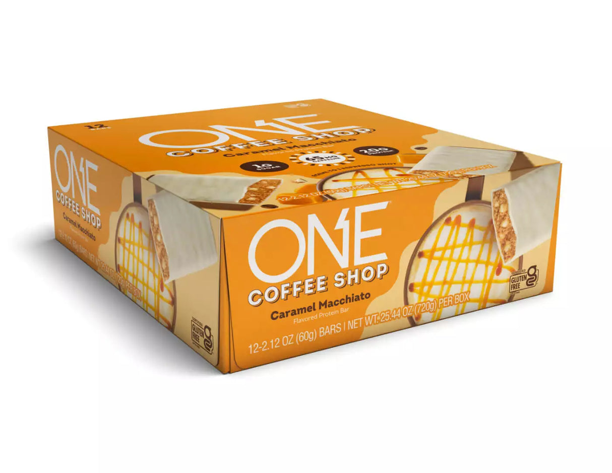 One Bar - One Coffee Shop Barre protéinée - Boîte 12