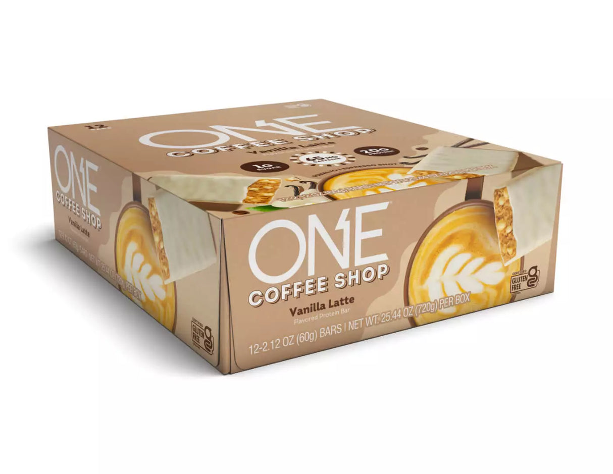 One Bar - One Coffee Shop Barre protéinée - Boîte 12