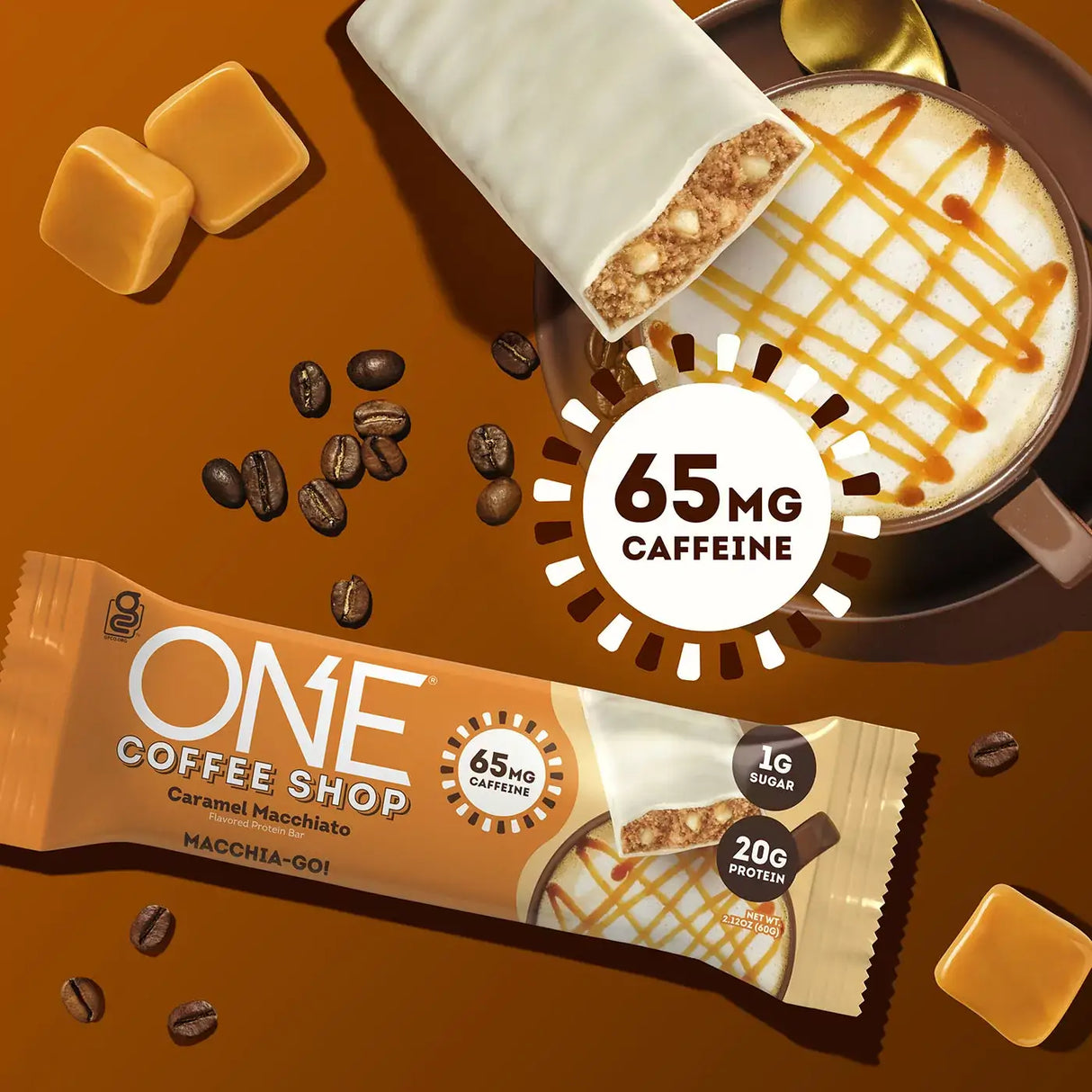 One Bar - One Coffee Shop Barre protéinée - Boîte 12