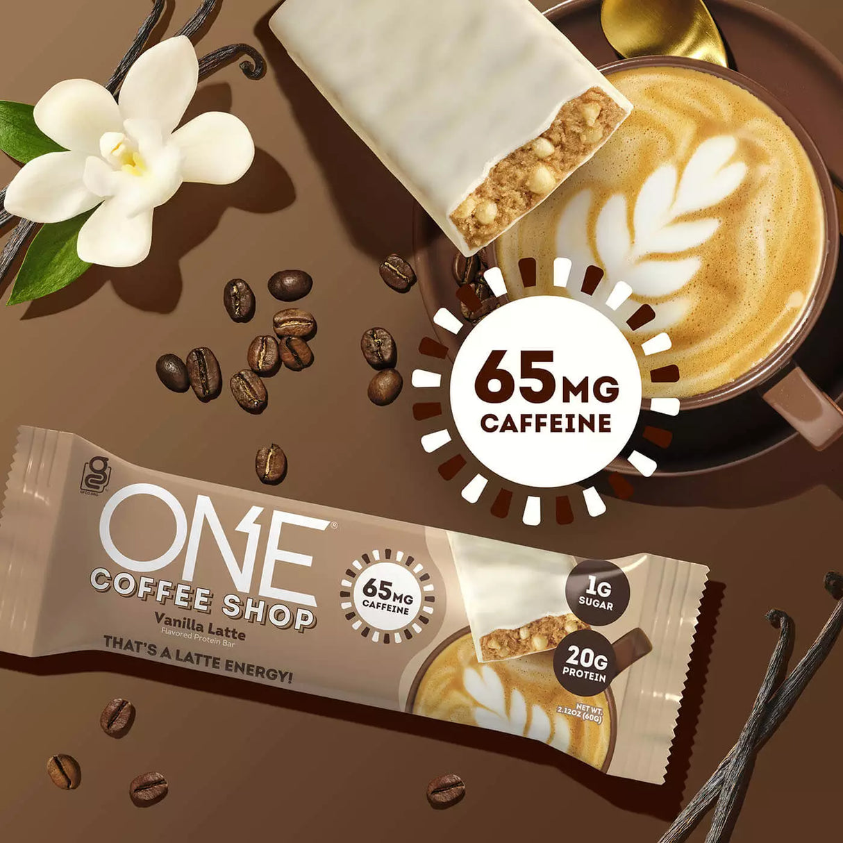 One Bar - Barre protéinée One Coffee Shop - 60 g