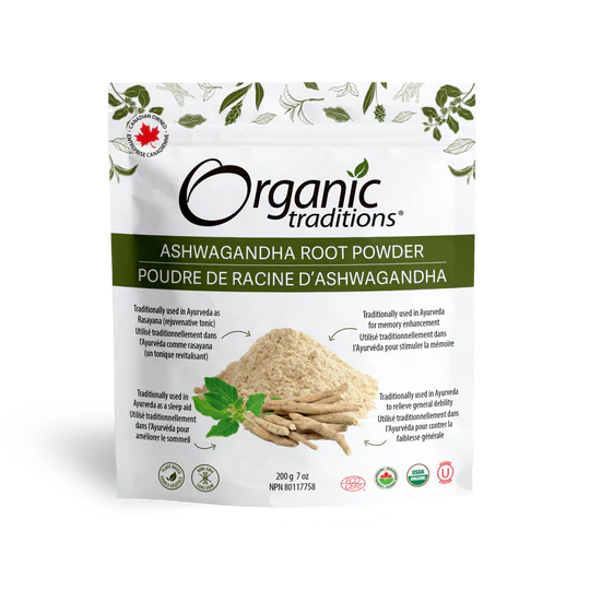 Organic Traditions - Ashwagandha Root Powder-  200g