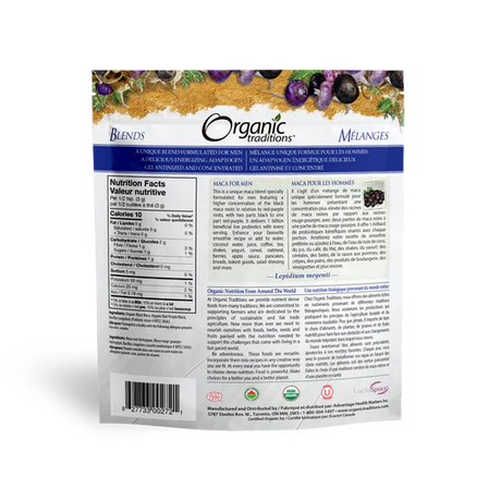 Organic Traditions - Maca for Men with Probiotics - 150g