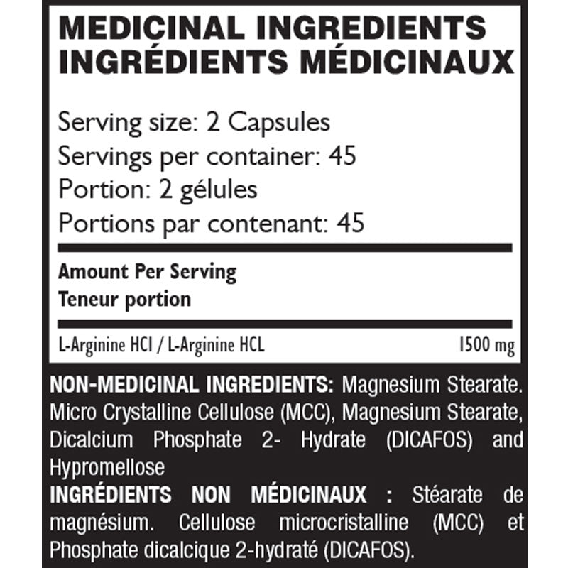 Pakd Sports Nutrition - L-Arginine - 90 caps