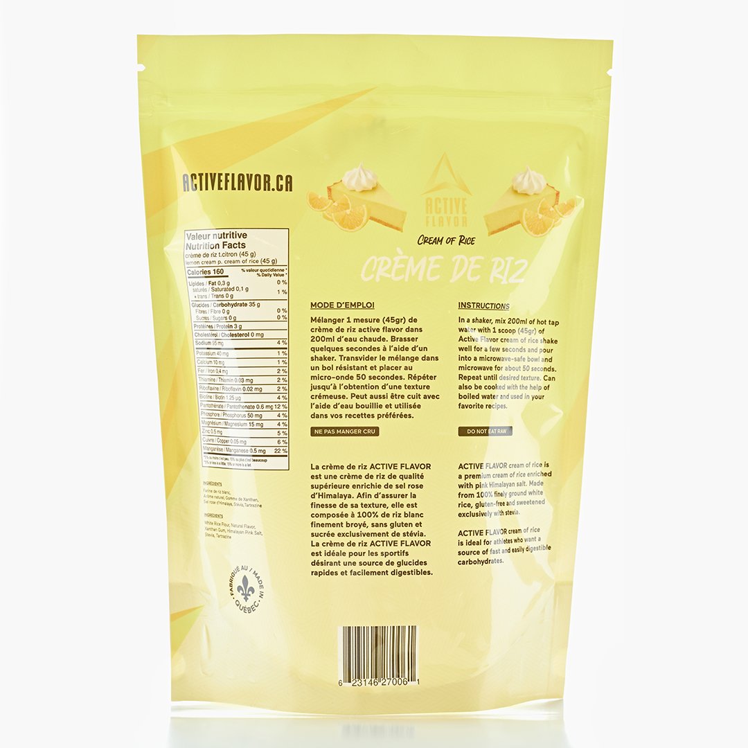 Active Flavor - Cream of Rice - 1.5kg