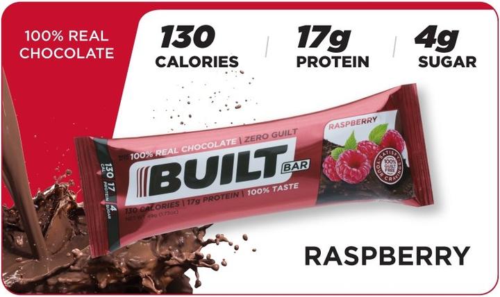 Built Protein Bar - 100% Real Chocolate - Zero Guilt 49g