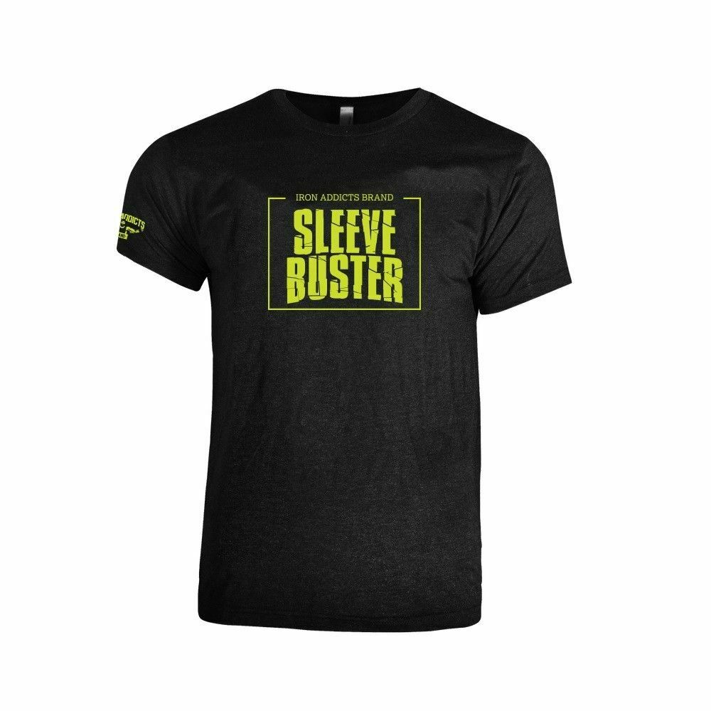 Iron Addicts Sleeve Buster T-Shirt Black