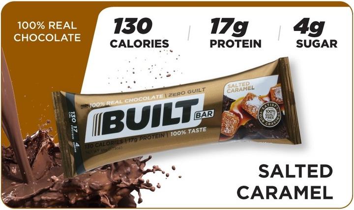 Built Protein Bar - 100% Real Chocolate - Zero Guilt 49g