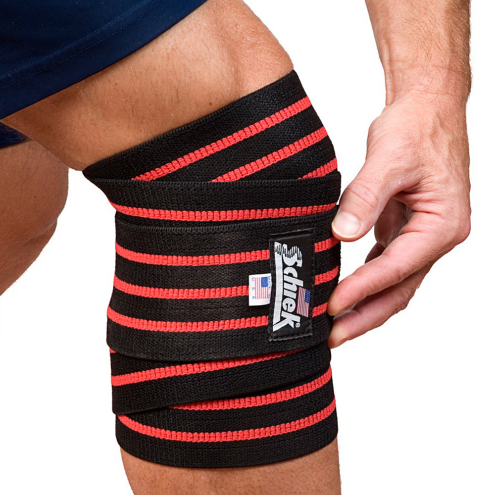 Schiek Knee Wraps 78" avec Velcro