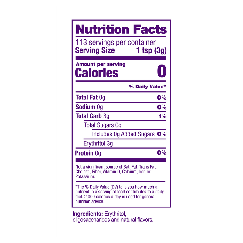 Swerve - Sucre glace de substitution ultime - 340 g