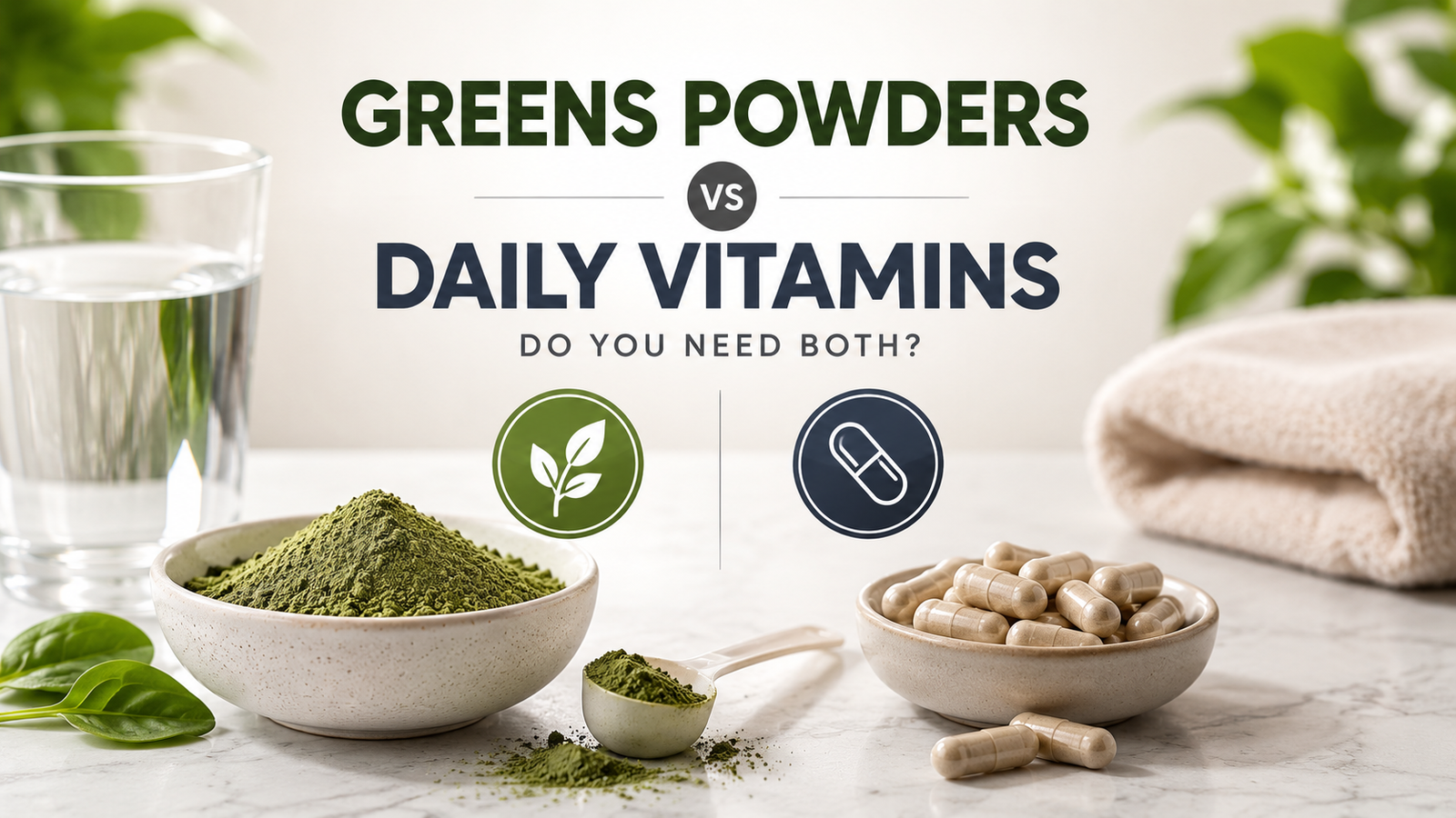 Daily Vitamins vs Greens Powders: Do You Need Both?