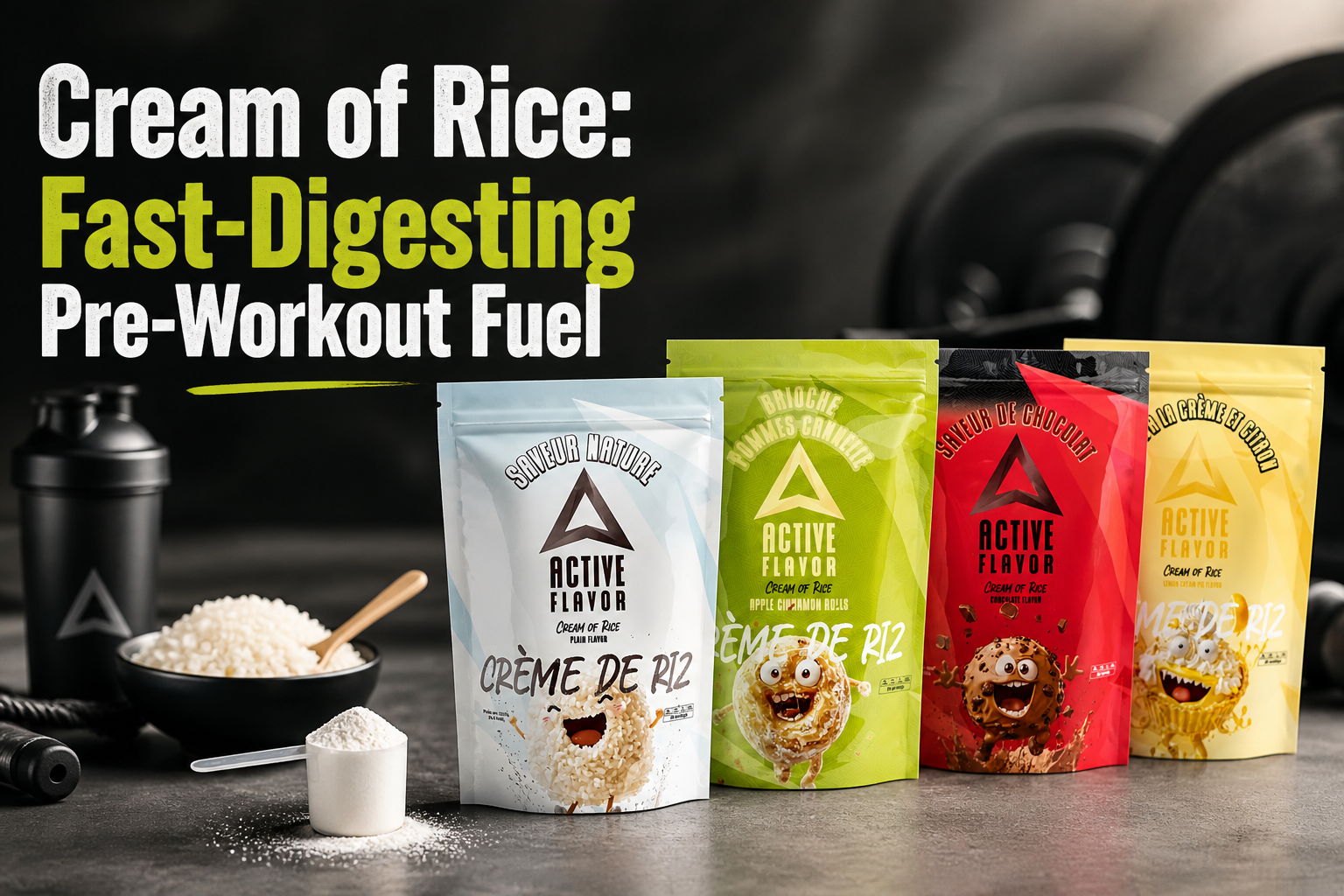 Cream of Rice pre-workout bowl with banana