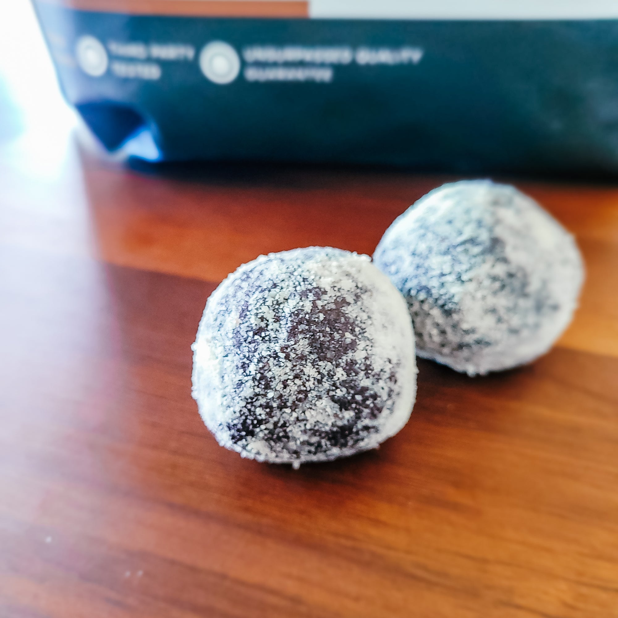 Chocolate protein ball