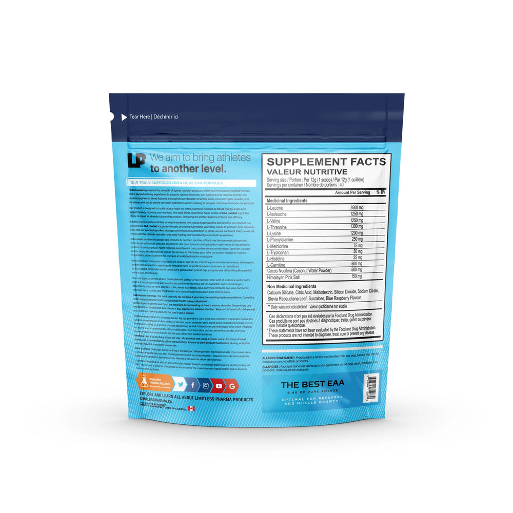 Limitless Pharma - EAA Loaded - 40 serving