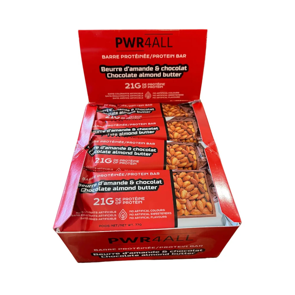 Pwr4all - Barre protéinée - Boîte de 12 