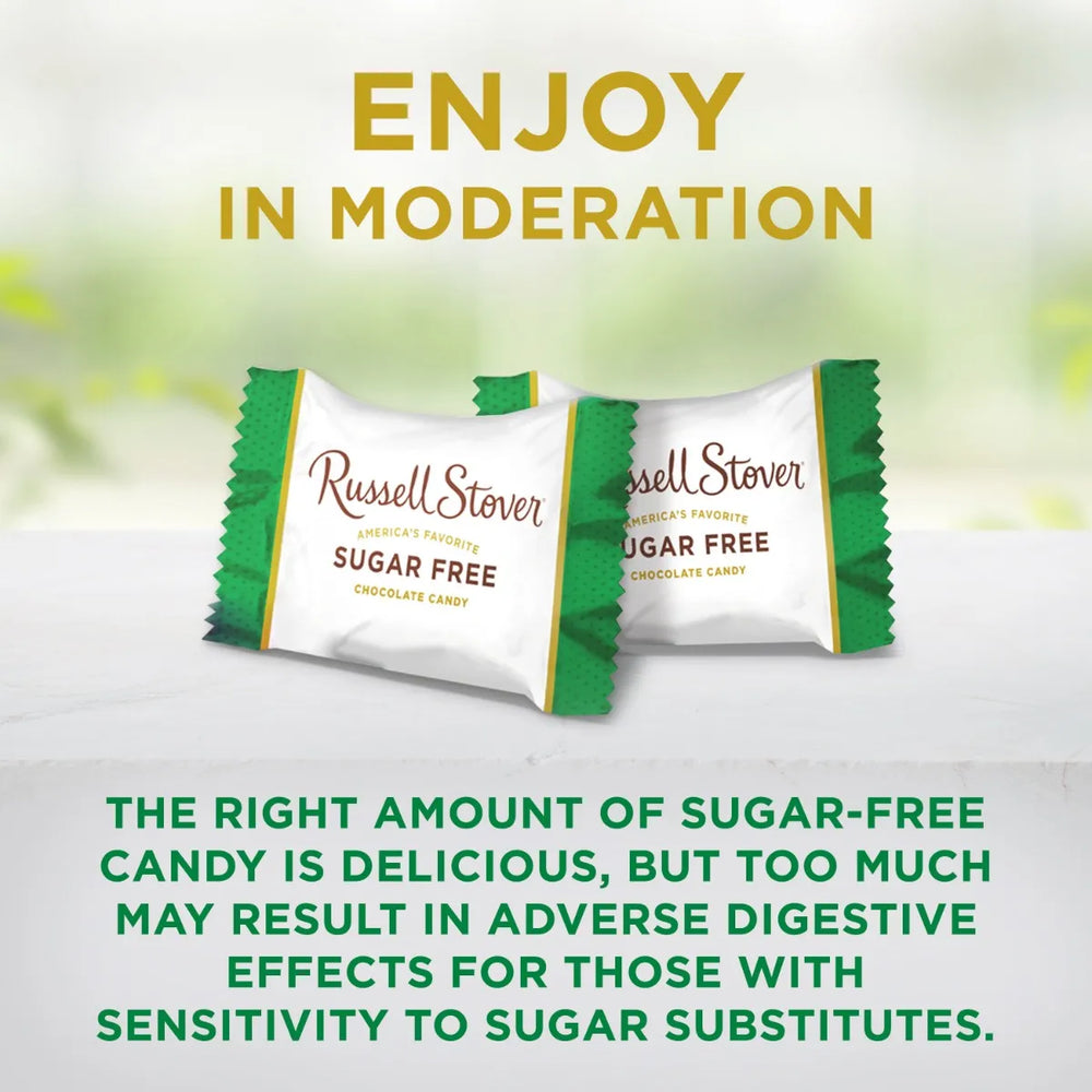 Russell Stover - Sugar Free Chocolate Caramel Tile with stevia - 85g
