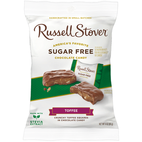 Russell Stover - Sugar Free Chocolate Toffee with Stevia - 85g