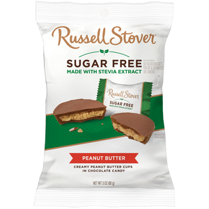 Russell Stover - Beurre de cacahuète au chocolat sans sucre avec stevia - 85 g