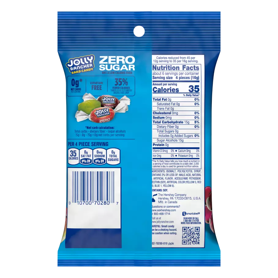 Jolly Ranger - Sugar Free Hard Candy - 3.06oz