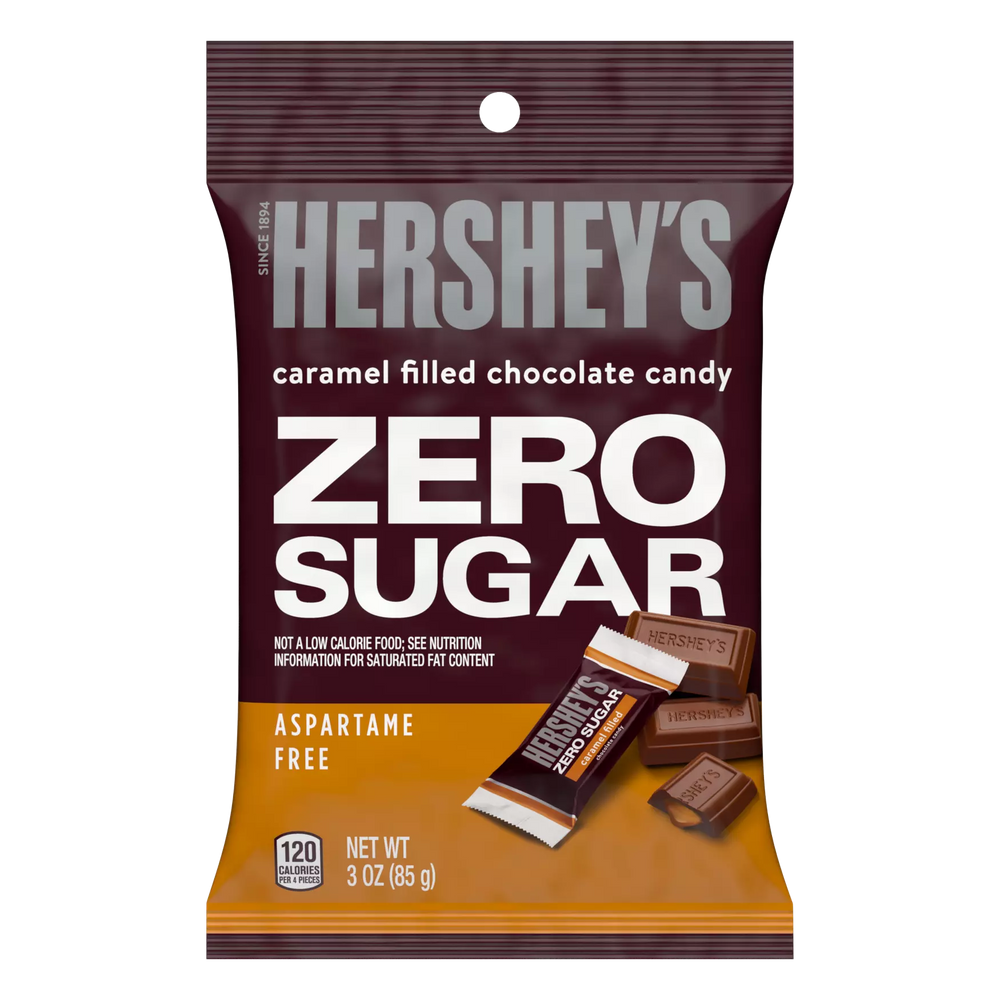 Hershey's - Bonbons au chocolat sans sucre avec caramel - 85 g