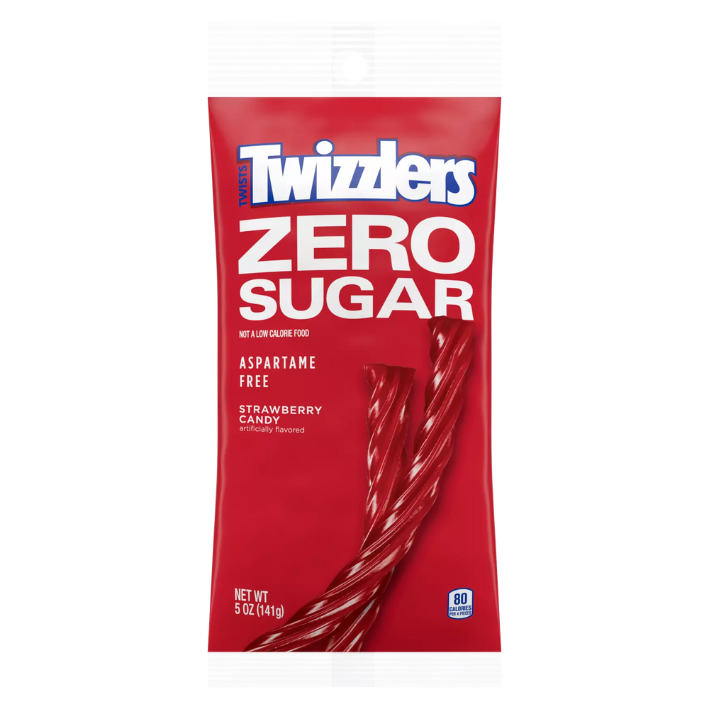 Twizzlers - Torsades à la fraise sans sucre - 142 g