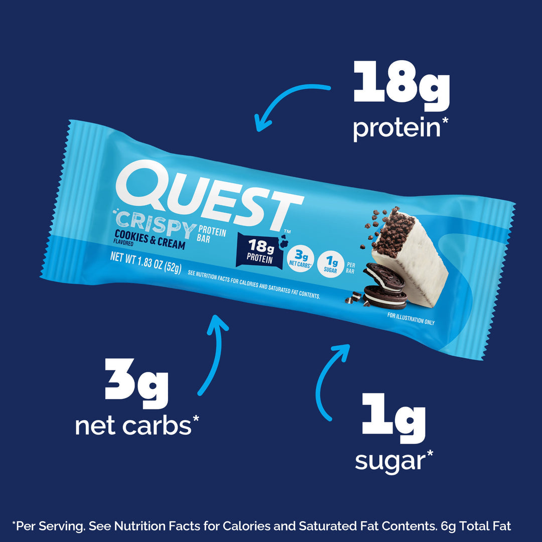 Quest Nutrition - Barre protéinée Crispy Hero - 50 g
