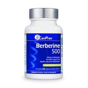 CanPrev - Berberine 500mg - 60Vcaps