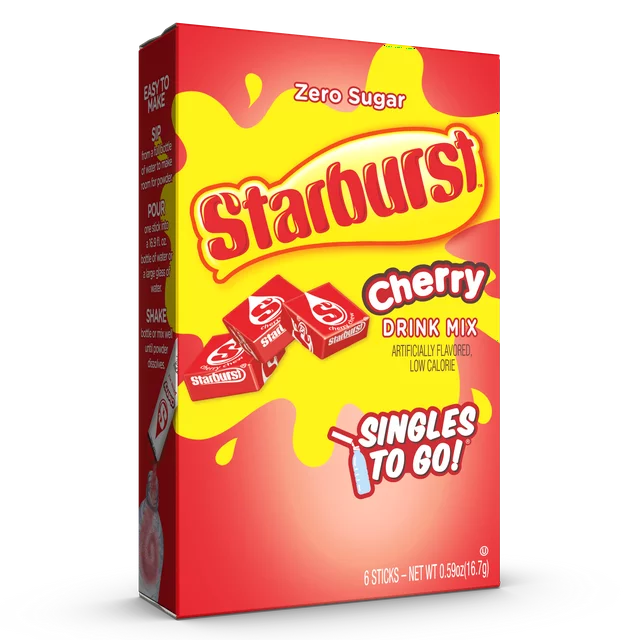 Starbust - Zero Sugar Singles To Go Drink Mix - Pak 6