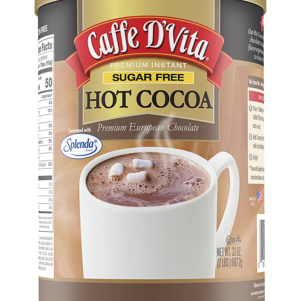 Caffe D'Vita - Premium European Sugar Free Hot Cocoa - 10oz