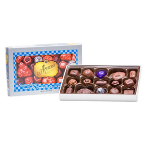 Asher's Chocolates - Sugar Free Chocolate Candy Milk and Dark Chocolate Assortment - 8oz