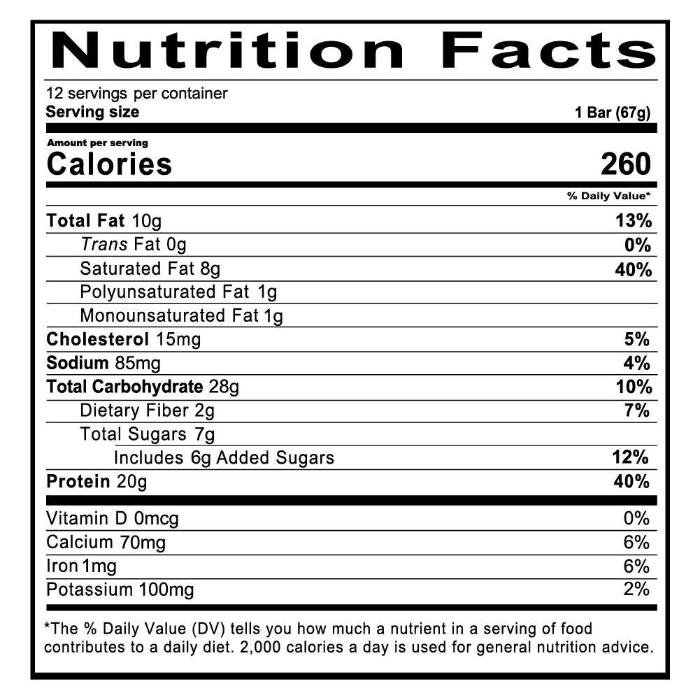 Redcon1 MRE Bar - Meal Replacement (1 Box/12 bars)