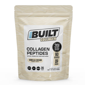 Built - Bovine Grass Fed Pasture Raised Collagen Peptides - 454g