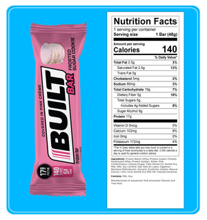 Built Protein Bar - 100% Real Chocolate - Zero Guilt 49g