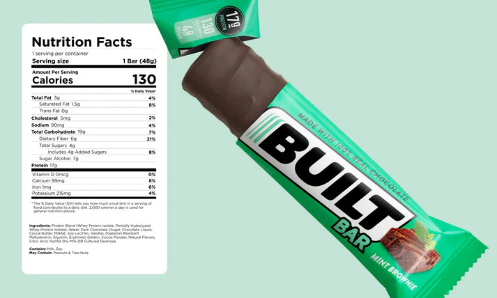 Built Protein Bar - 100% Real Chocolate - Zero Guilt (Box 12)