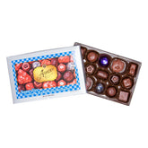 Asher's Chocolates - Sugar Free Chocolate Candy Milk and Dark Chocolate Assortment - 8oz