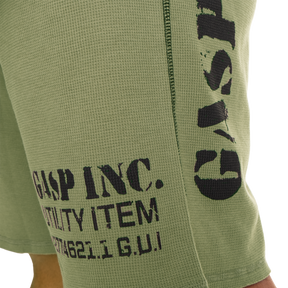 Gasp Thermal Shorts Washed Green