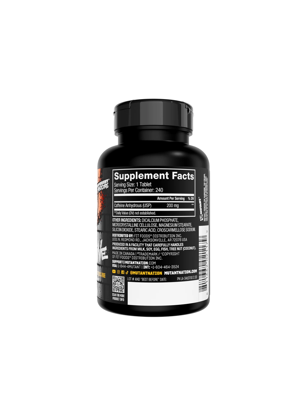 Mutant -  Caffeine 200mg - 240 Caps